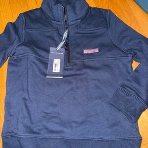 Vineyard Vines Navy Half-Zip Sweatshirt